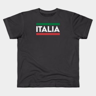 Italia - Flag Design Kids T-Shirt